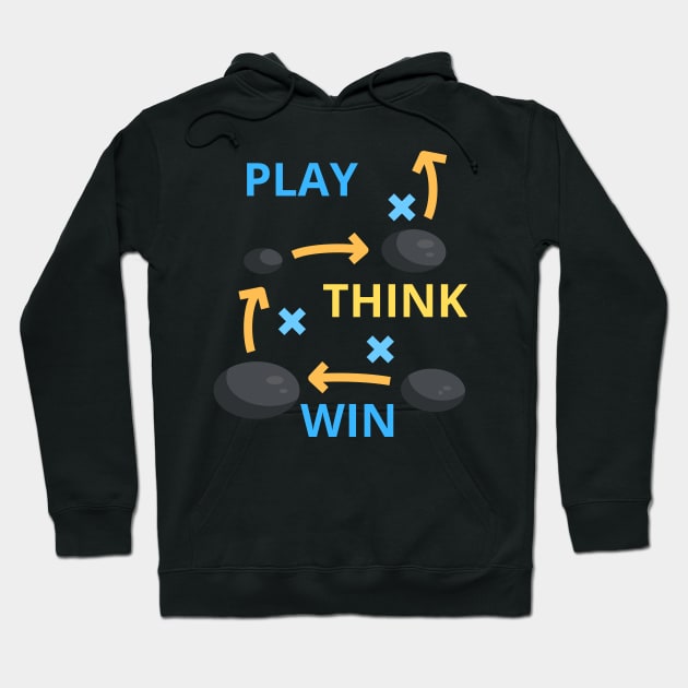 Go Baduk Play Think Win Hoodie by Piggy Boxer